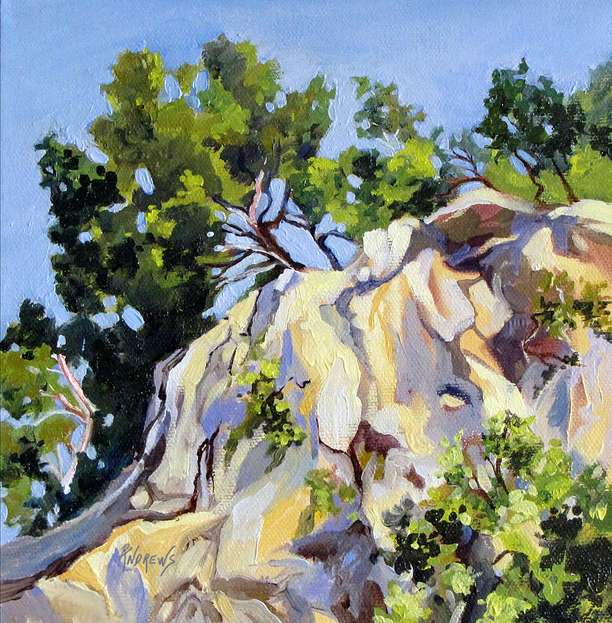 Tree Painting - Windswept by Rae Andrews