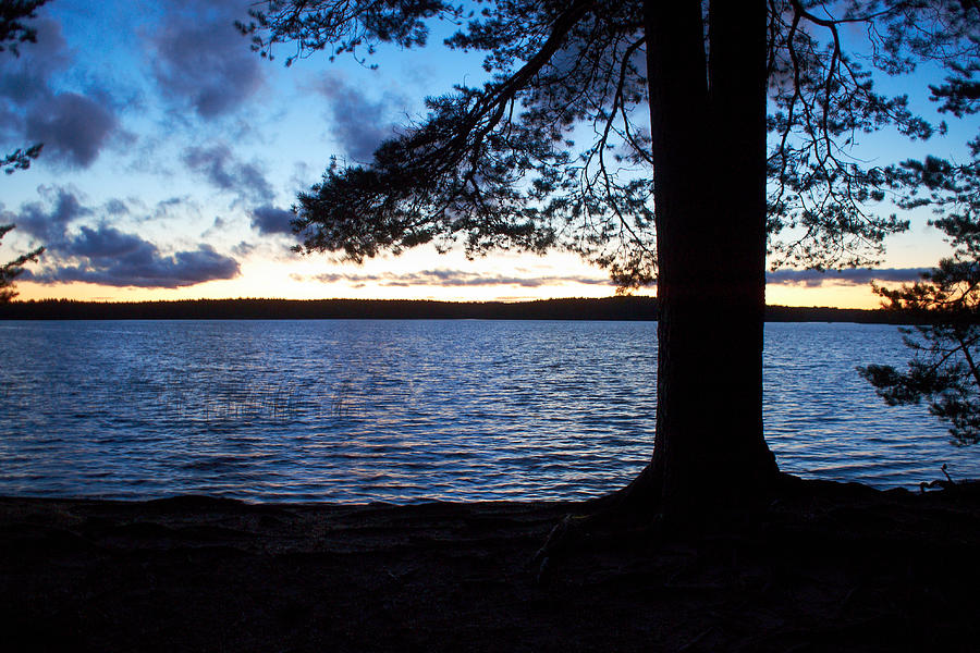 Nature Photograph - Windy evening at Haukkajarvi by Jouko Lehto