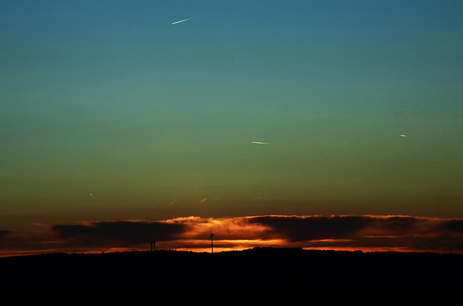 Windy Sunset Photograph by Catherine Murton