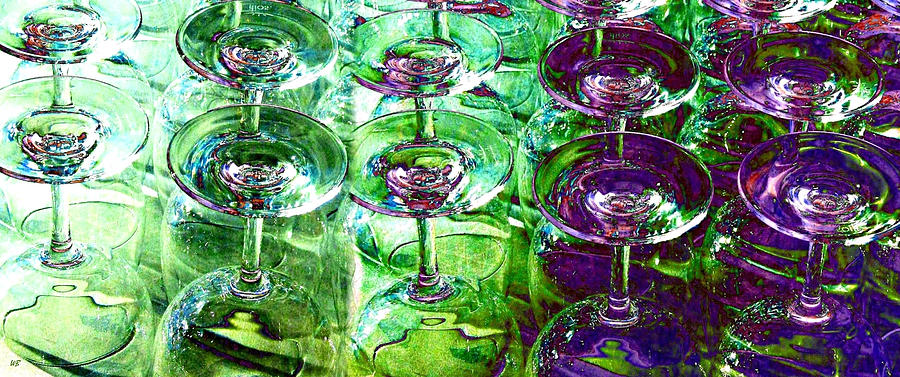 Wine And Dine Mixed Media by Will Borden