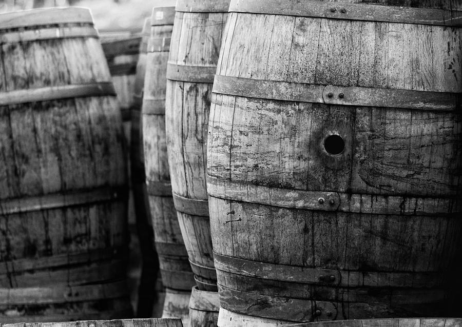 Wine Barrels Photograph by Coby Cooper