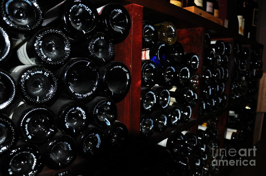 Wine Photograph - Wine Cellar by Tatyana Searcy