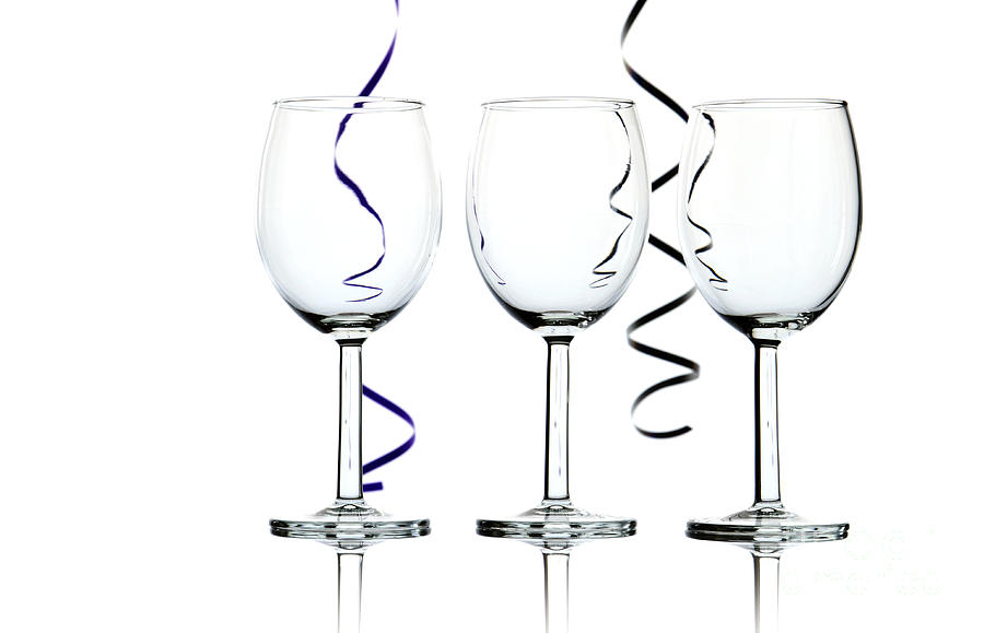 Wine Photograph - Wine glasses by Blink Images