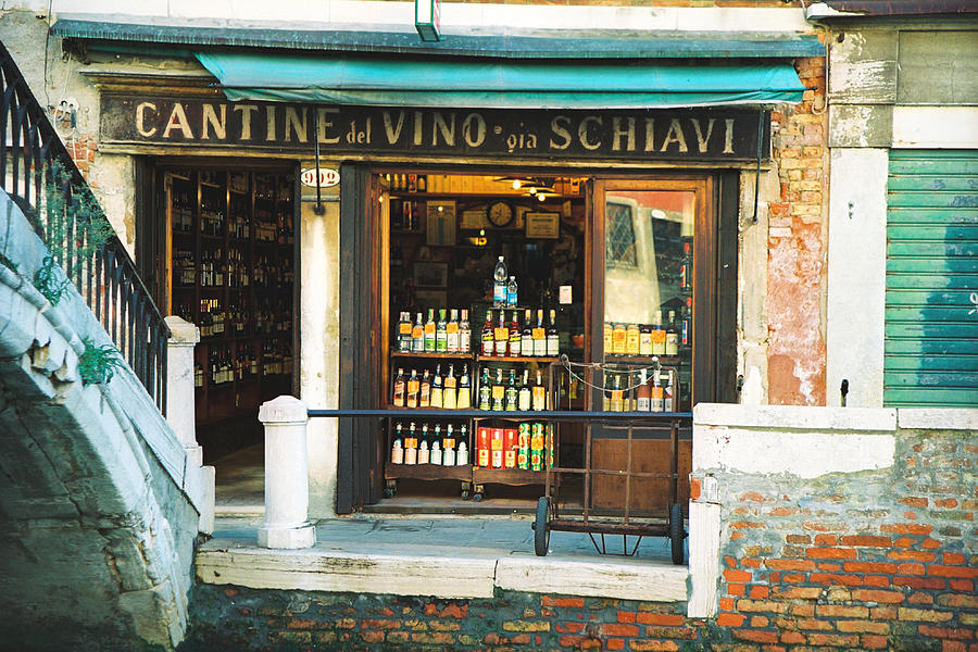 Wine Store Venice Photograph by Claude Taylor