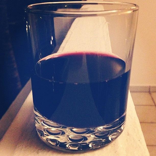 Glass Photograph - Wine? Yes. #glass #goodtimes #goodvibes by Edda Garcia