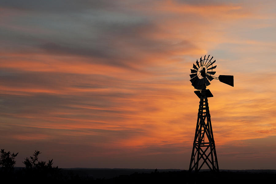 Winmill Sunset 2 Photograph by Paul Huchton - Fine Art America