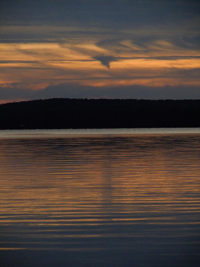 Winnipesaukee Sunset One Photograph by Nancy Griswold