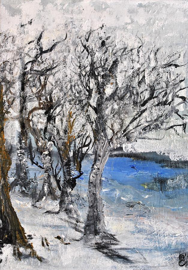 Winter 1 Painting by Evelina Popilian