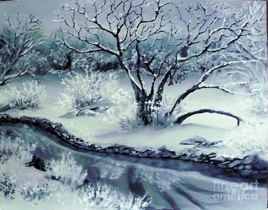 Winter 2 Painting by Peggy Miller