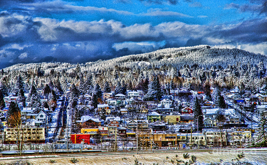 Winter in Mission HDR Photograph by Randy Harris