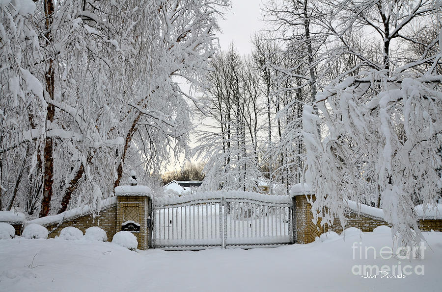 House Photograph - Winter by Jan Daniels