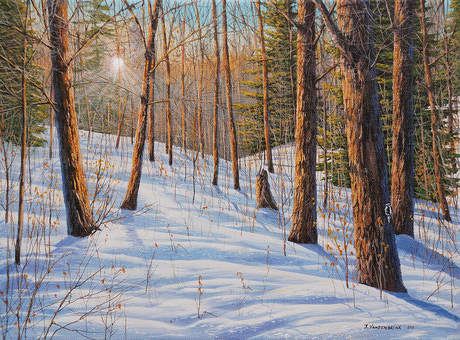 Winter Light Painting by Jake Vandenbrink