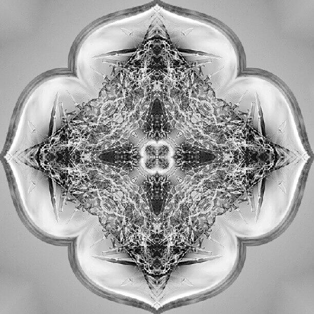 Abstract Photograph - Winter Mandala For Meditation On by Andrey Suchkov