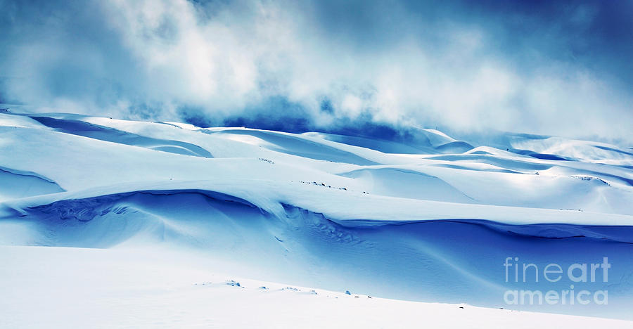 Winter mountains landscape Photograph by Anna Om
