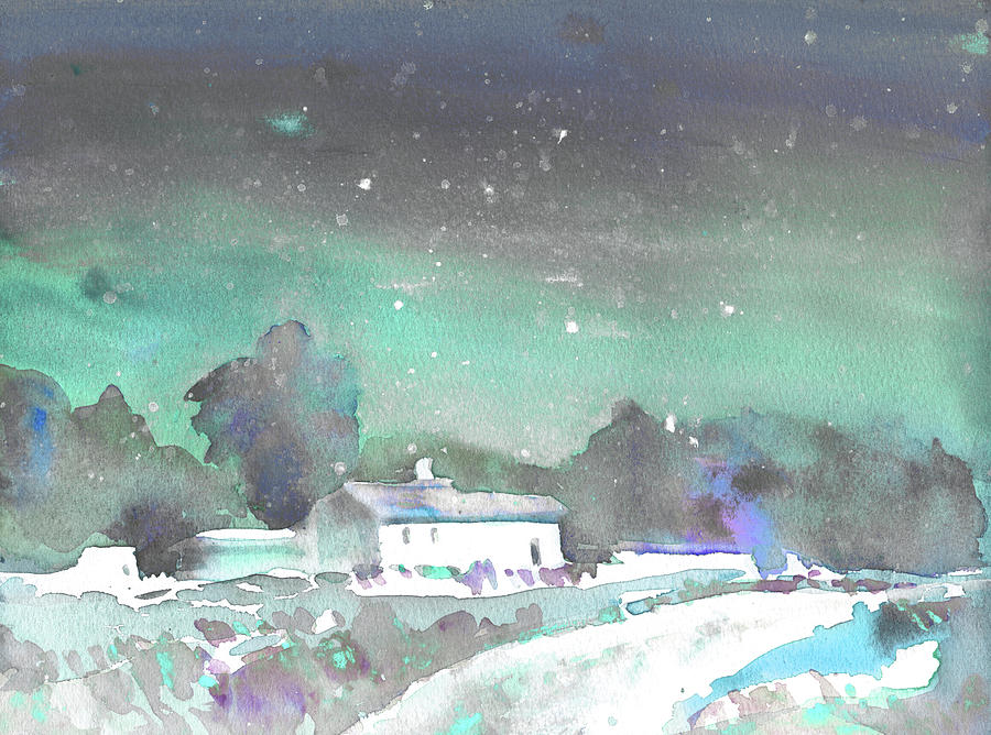 Winter on Planet Goodaboom Painting by Miki De Goodaboom