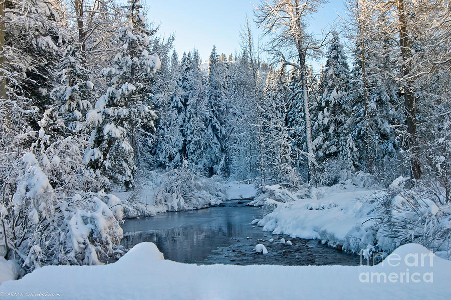 Winter Photograph - Winter On The Truckee River by Mitch Shindelbower