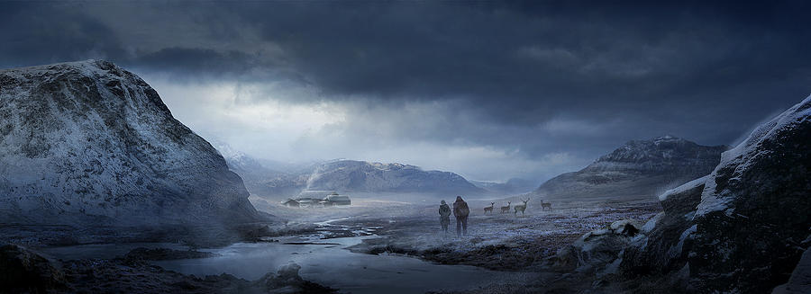 Winter Painting - Winter by Philip Straub Winter Painting - Winter by Philip Straub