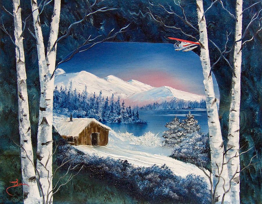 Winter Retreat Painting by Dee Carpenter