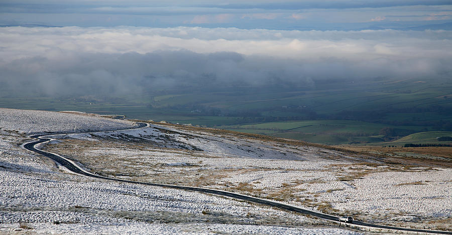 Winter Road Photograph by David Harding