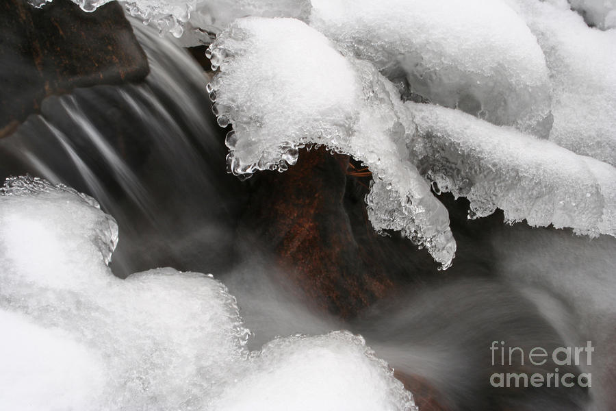 Mountain Photograph - Winter Rush by Casey Hanson