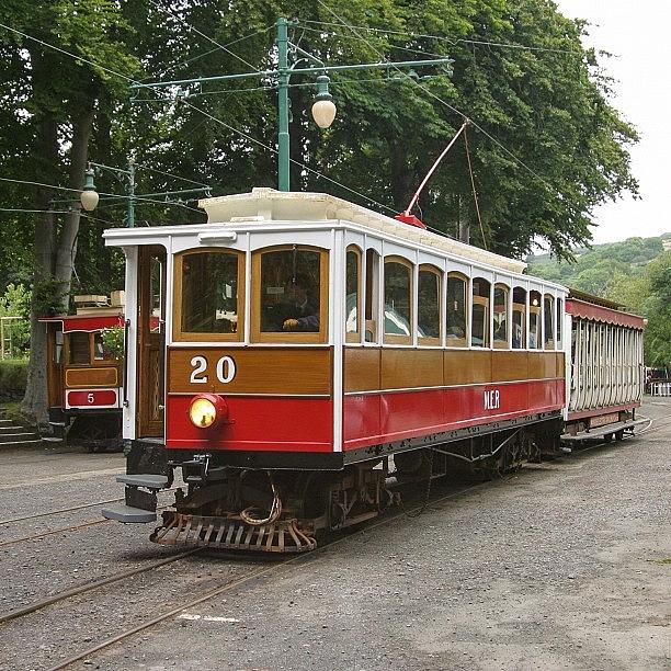 Winter Photograph - Winter Saloon No 20 At Laxey Iom #tram by Dave Lee