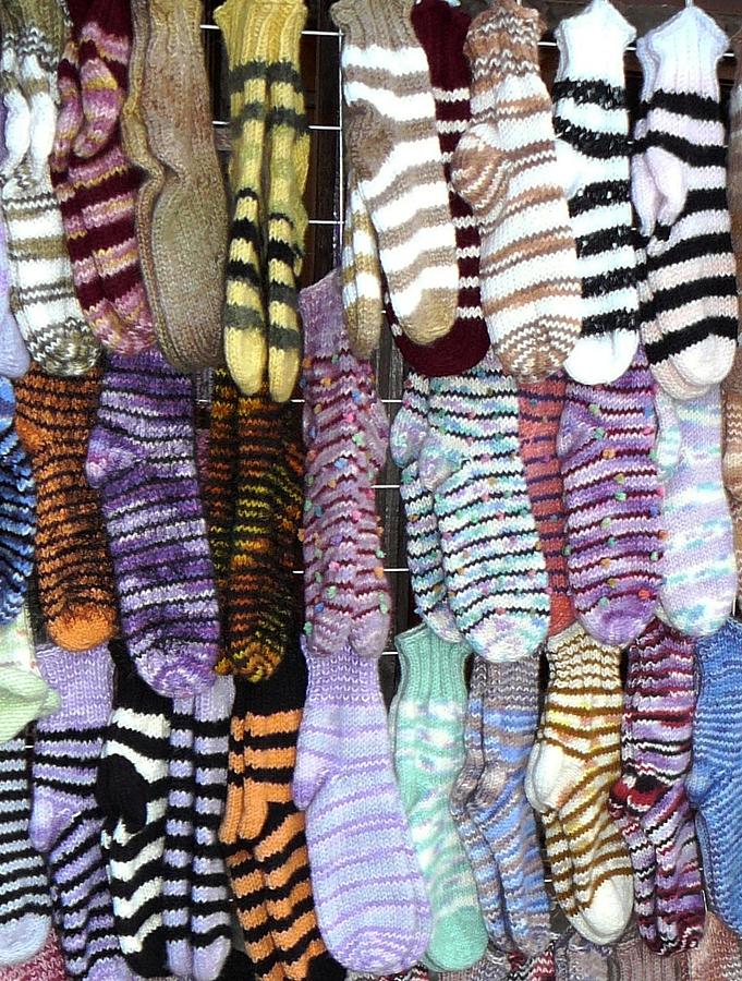 Winter Socks Photograph by Amalia Suruceanu