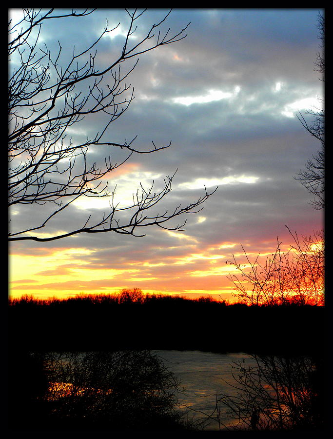 Winter sunsets are the best Photograph by Kim Galluzzo