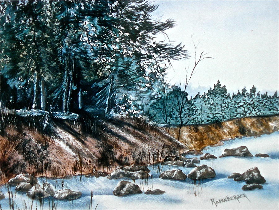 Winters Breath Painting by Carolyn Rosenberger