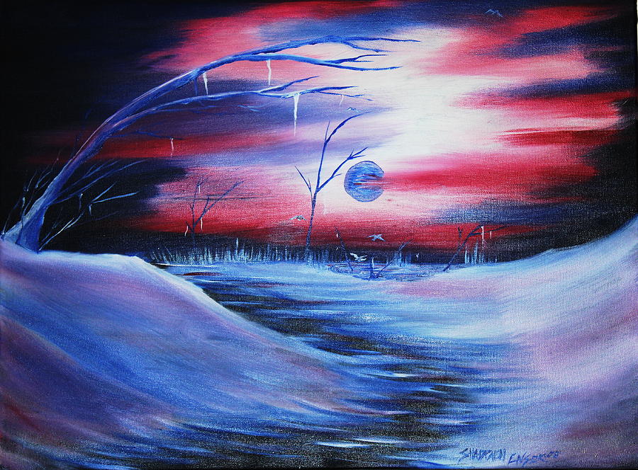 Bird Painting - Winters Frost by Shadrach Ensor