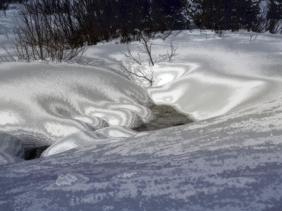 Winters Satin Blanket Photograph by Ellen Heaverlo