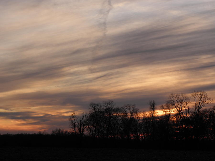 Winters Sunset  Photograph by Kim Galluzzo