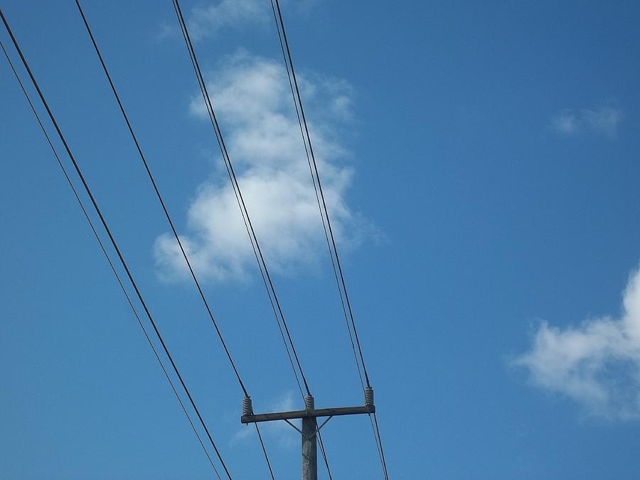 Wired cloud Photograph by Tom OBrien - Fine Art America