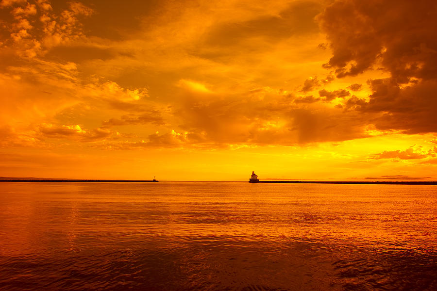 Wisconsin Point Sunrise 1 F Photograph
