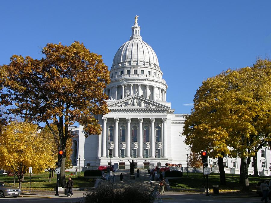 Wisconsin State Capitol Building Photograph by Keith Stokes