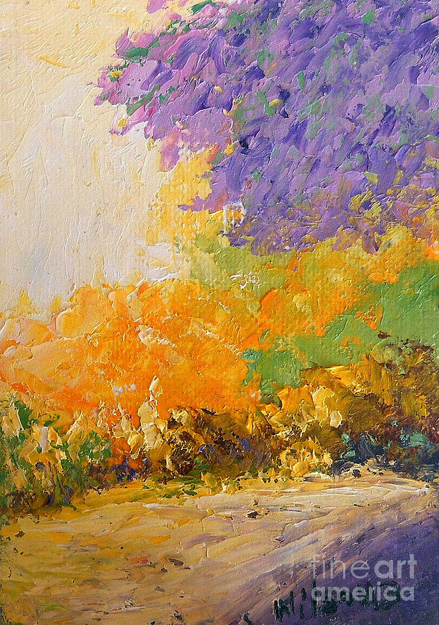 Wisteria Painting by Fred Wilson