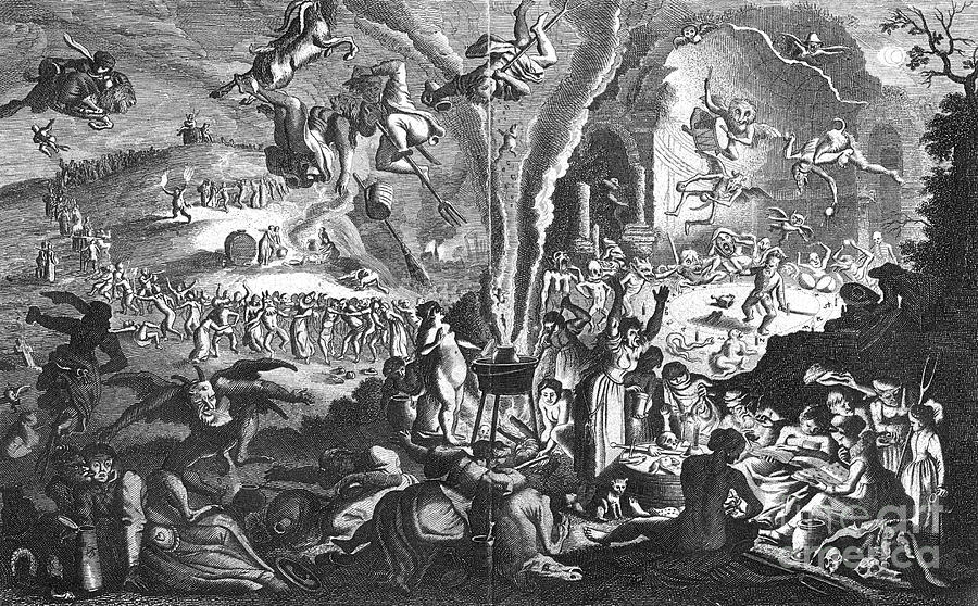 Witches Sabbath Drawing by Granger