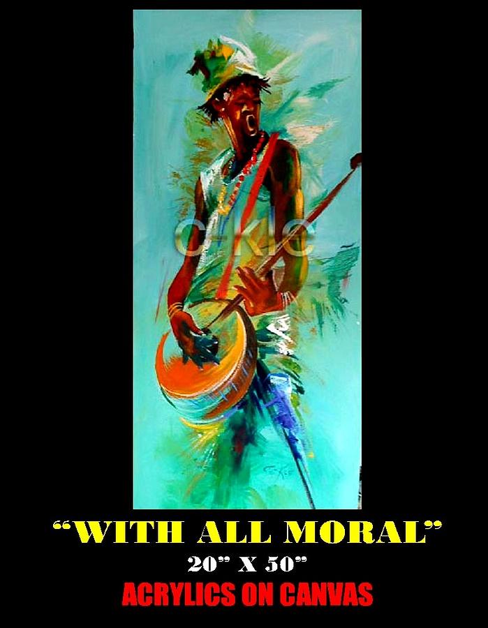 With All Moral Painting by Clement Martey