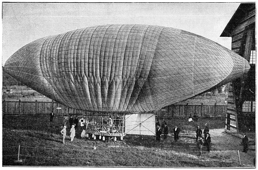 Woelfert's Airship, 19th Century Photograph by - Fine Art America