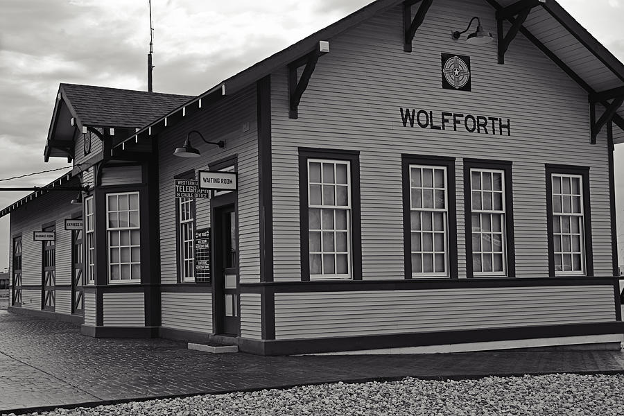 Wolfforth Train Depot Photograph by Melany Sarafis