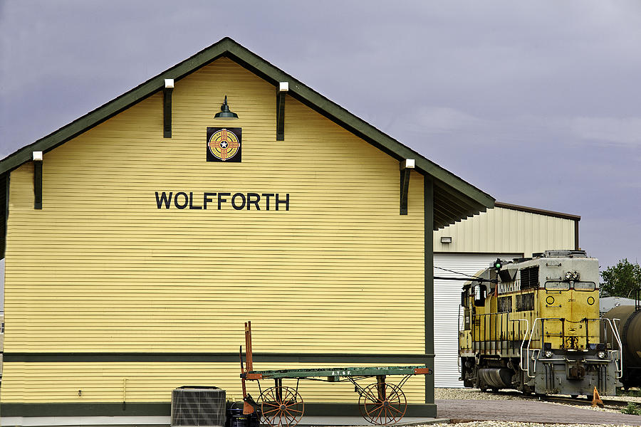 Wolfforths New Old Train Depot Photograph by Melany Sarafis