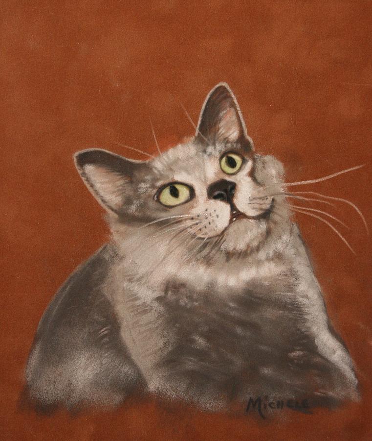 Wolfie Pastel by Michele Turney