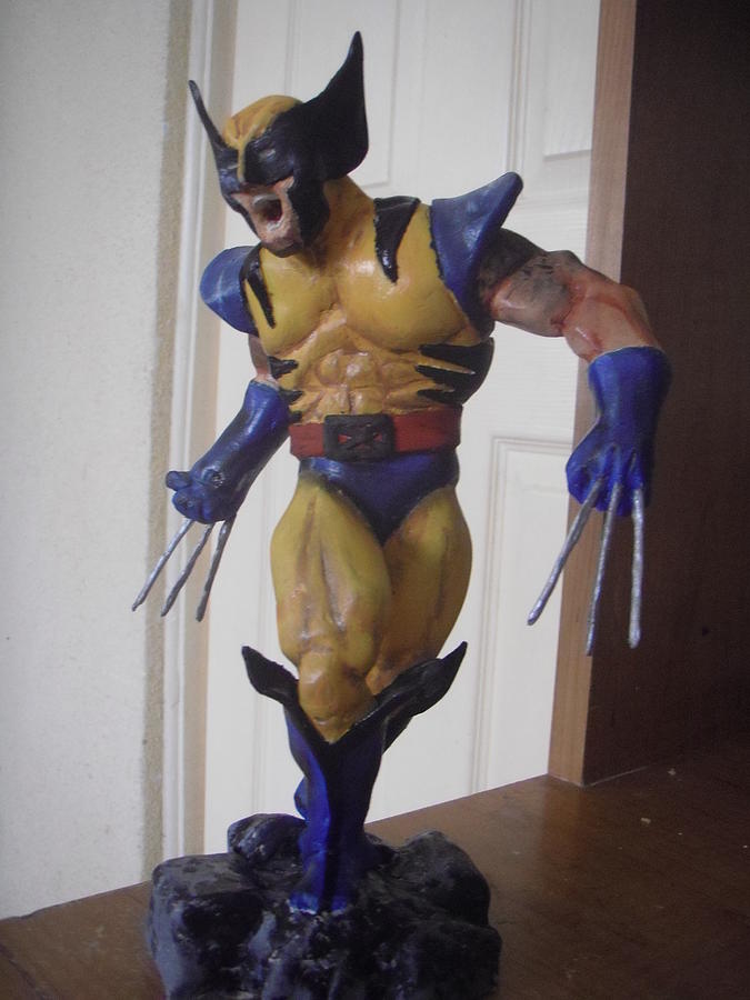 Superhero Sculpture - Wolverine by Luis Carlos A