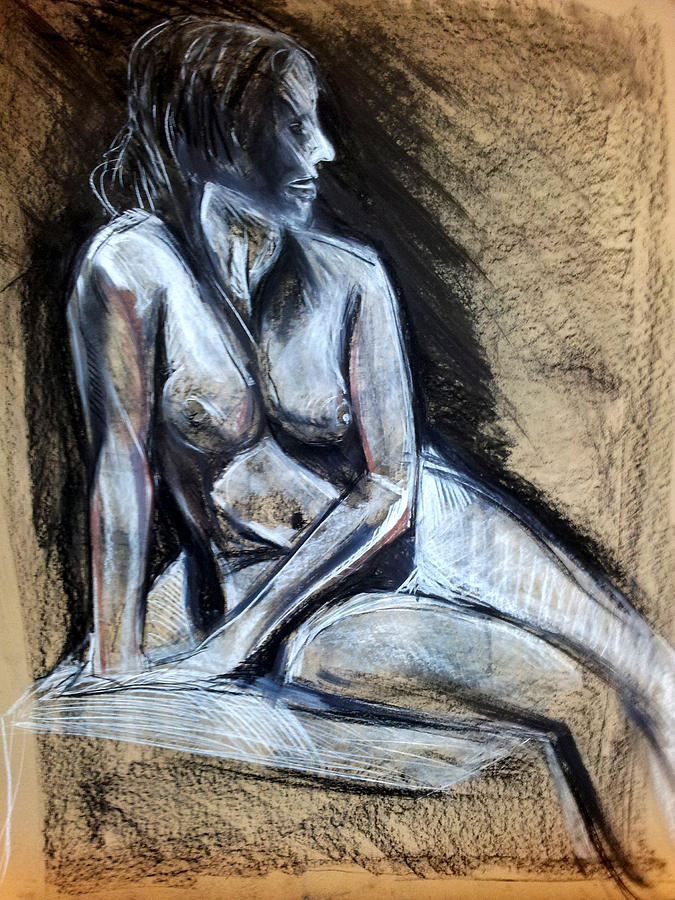 Woman 1 Drawing by John Gholson