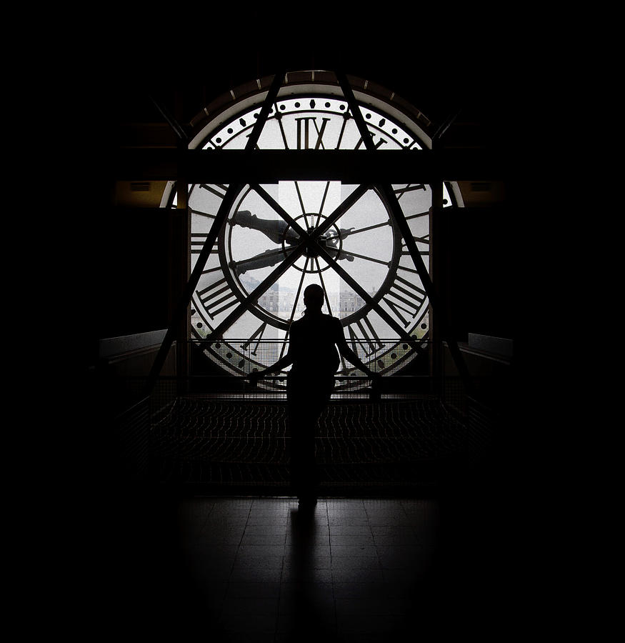 Woman Behind Time Photograph by RicharD Murphy