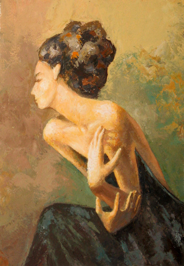 Nude Painting - Woman by Ema Radovanovic