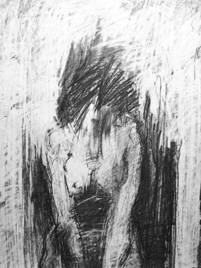 Woman Grieving Drawing by Steve Crain Fine Art America