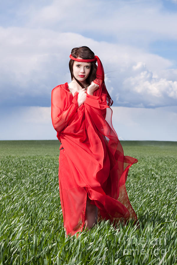 Woman in Red Series Photograph by Cindy Singleton
