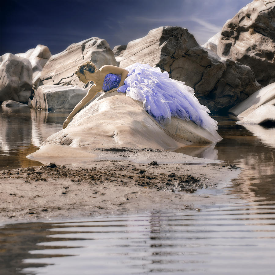 Woman On A Rock Photograph By Joana Kruse Fine Art America