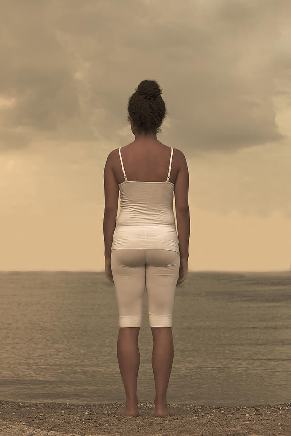 Sports Photograph - Woman On The Beach by Joana Kruse