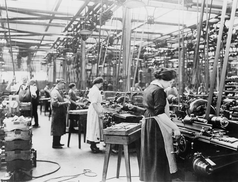 Women Grinding Barrels Of 45 Caliber Photograph by Everett - Fine Art ...